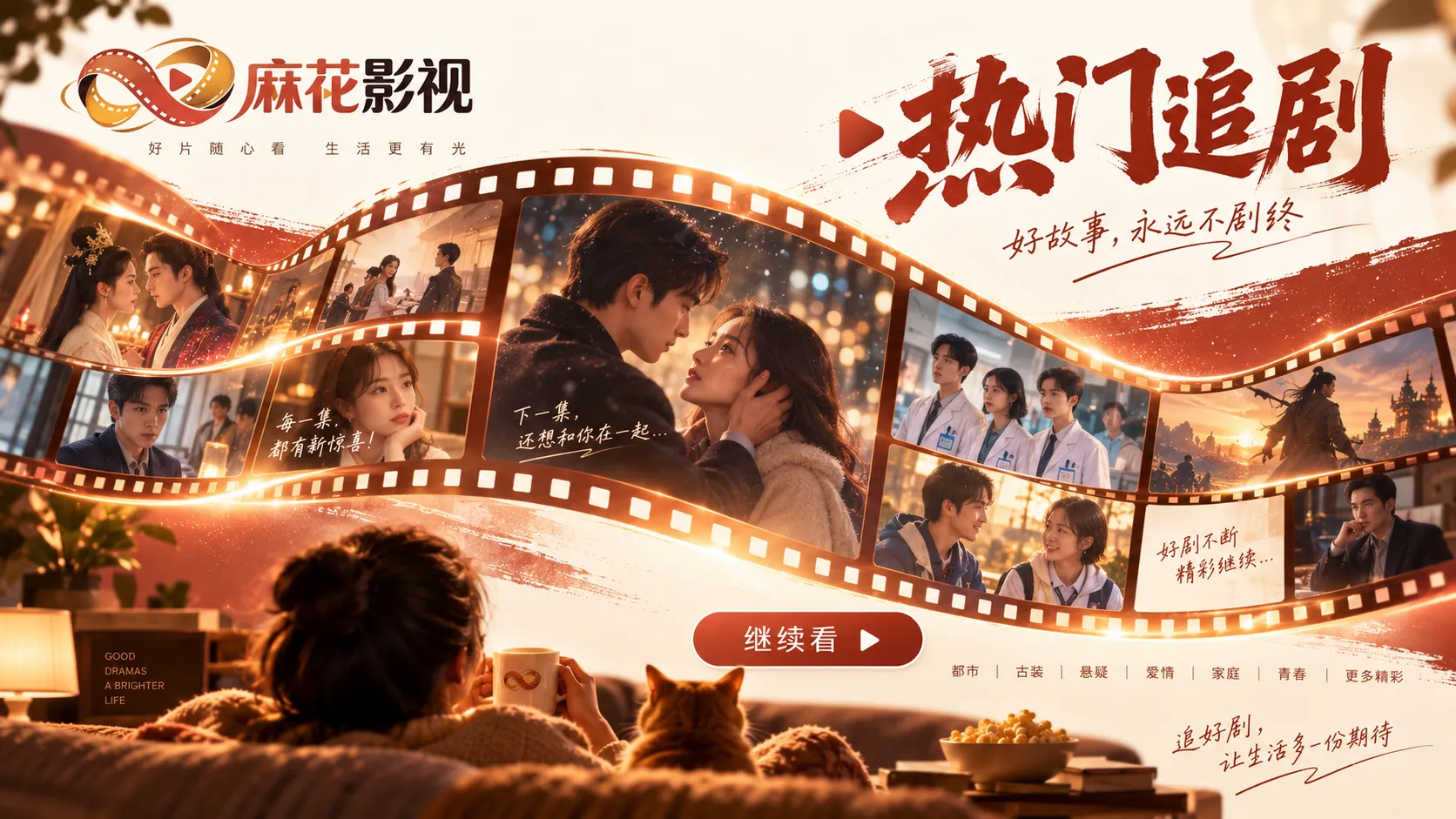 准备认真追一部剧专题视觉